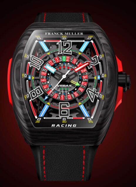 Best FRANCK MULLER Vanguard Racing Vegas V 45 VEGAS RCG SQT CARBONE NR (ER) Replica Watch